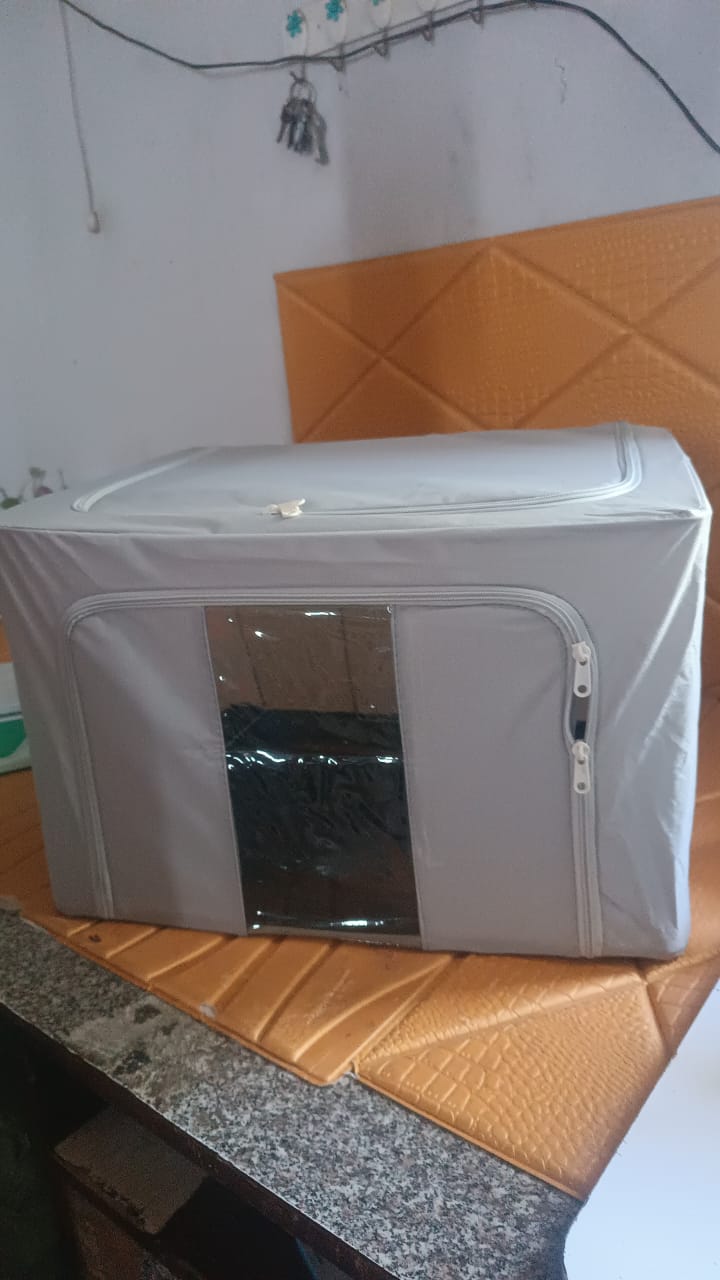 Storage Box with Lid, With Window (50×40 Cm / 1 Pc) Storage Box with Lid, With Window (50×40 Cm / 1 Pc)